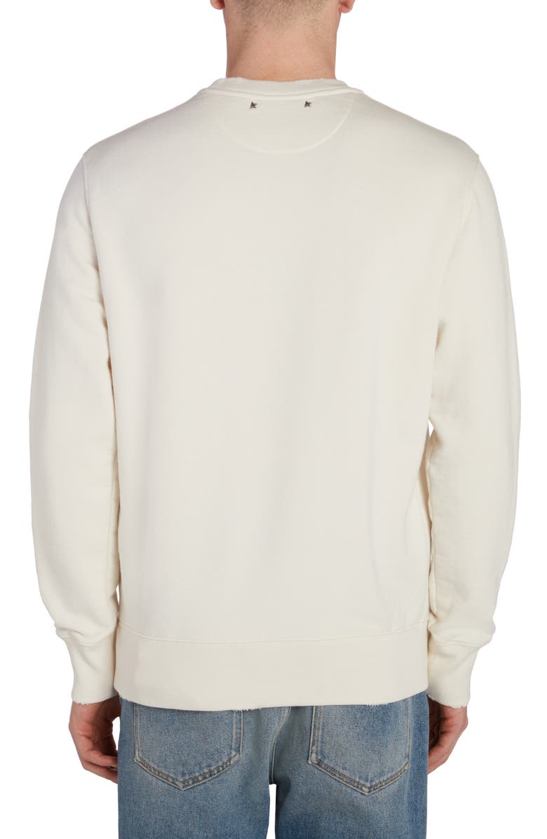 Golden Goose Journey Running Club Distressed Graphic Sweatshirt, Alternate, color, 