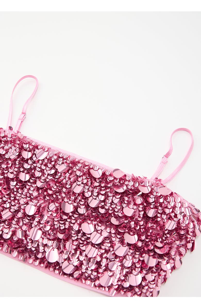 Marlo Kids Davina Sequin Top, Alternate, color, Magenta Rose