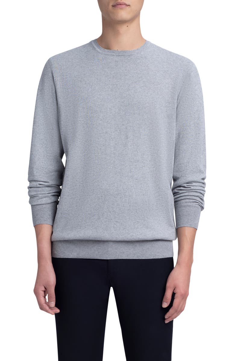 Bugatchi Cotton 
Cashmere Crewneck Sweater, Main, color, 