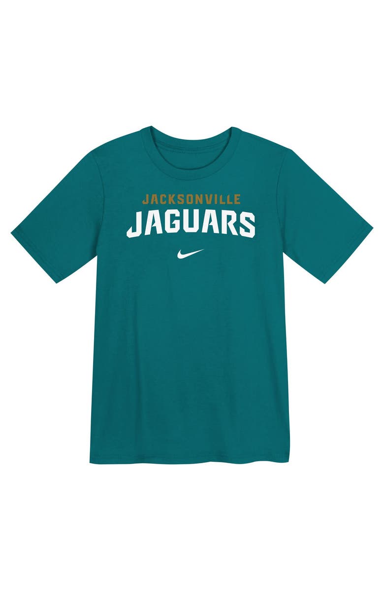 Nike Preschool Nike Teal Jacksonville Jaguars Wordmark T-Shirt, Alternate, color, Teal