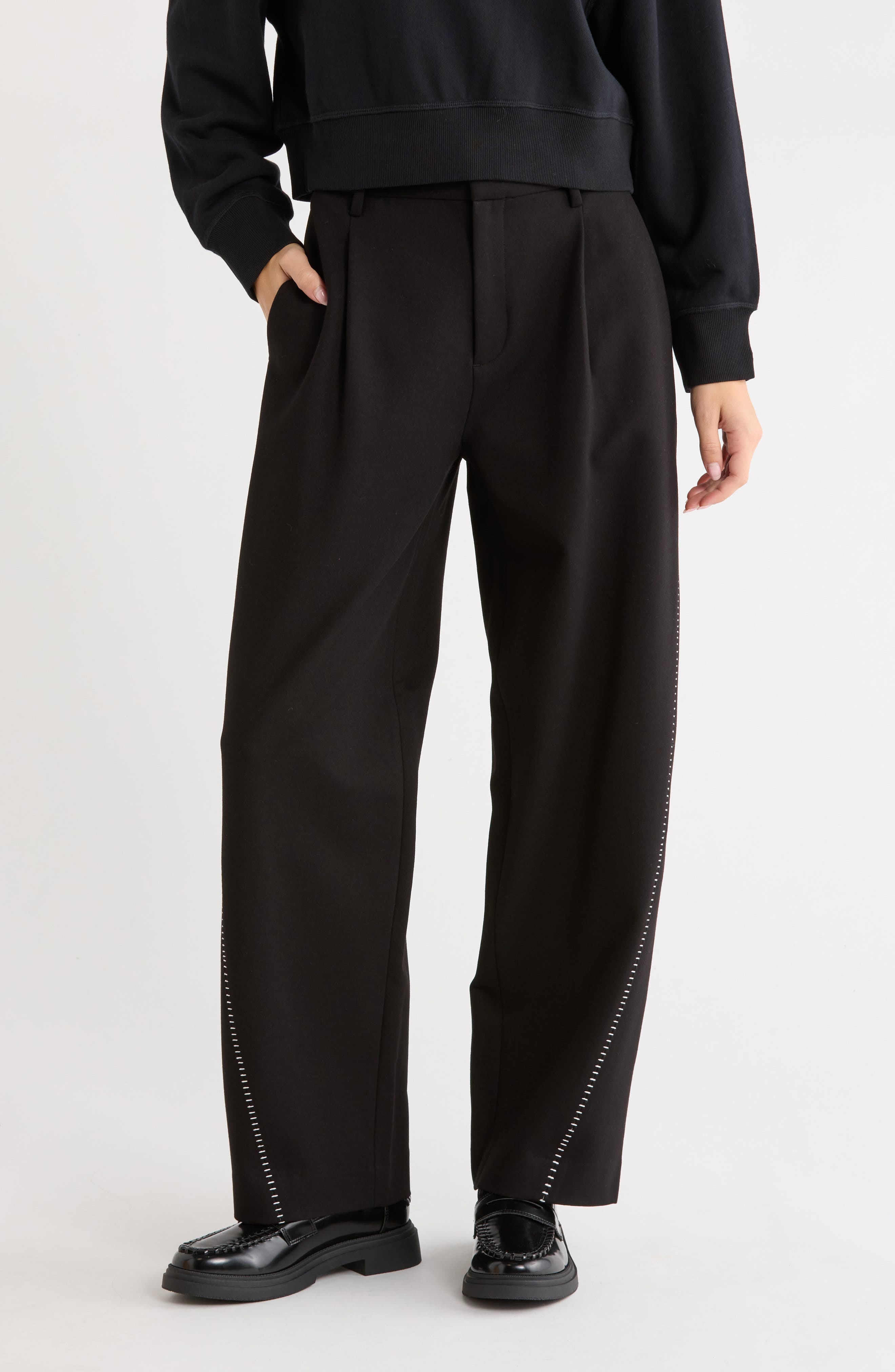 Lynsey Ponte Wide Leg Pants