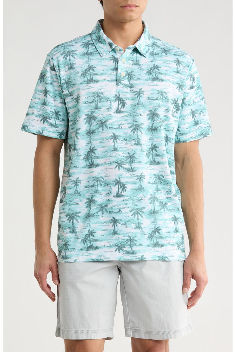 Oceanfront Palms Polo, Main, color, ISLAND ICE