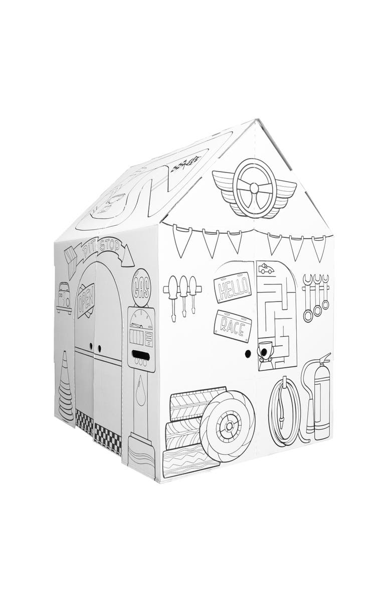 Easy Playhouse Garage Kids Art And Craft, Alternate, color, Multicolored