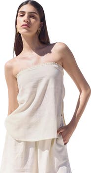 Gottex Beach Life Bali Escape Bandeau Top Cover-Up