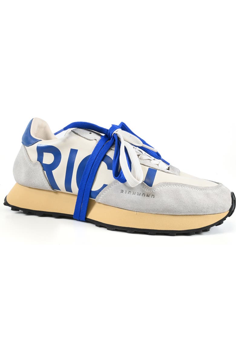 JOHN RICHMOND Rich Runners Sneaker, Main, color, Off-White/ Bluette