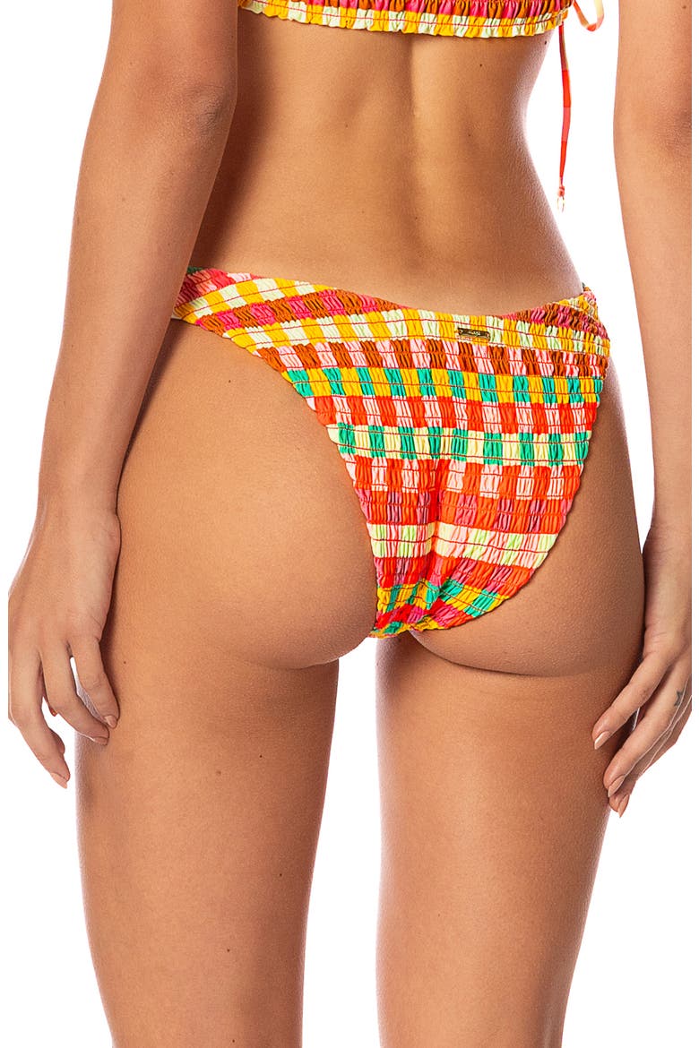 Golden Gambit Splendor Reversible Bikini Bottoms, Alternate, color, RED