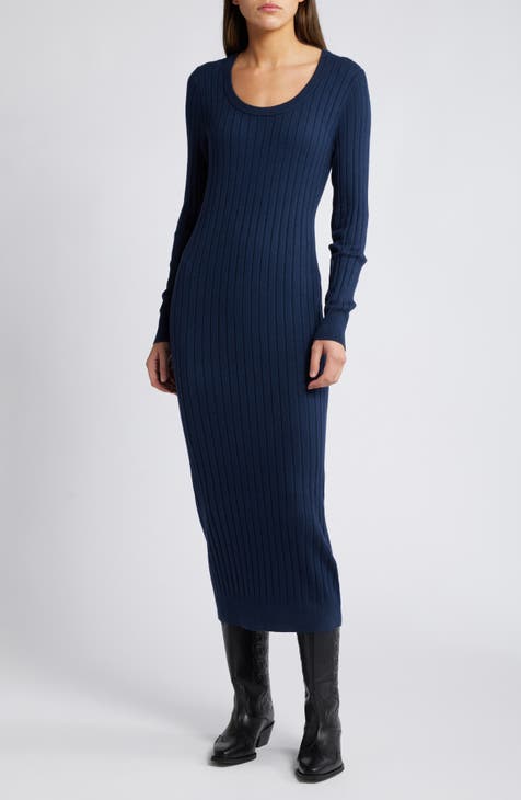 Blue Sweater Dresses Nordstrom