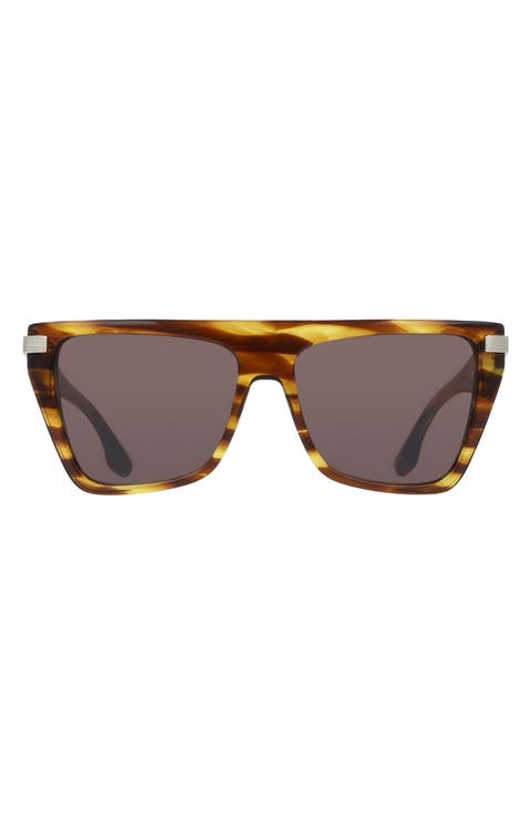 57mm Modified Rectangular Sunglasses