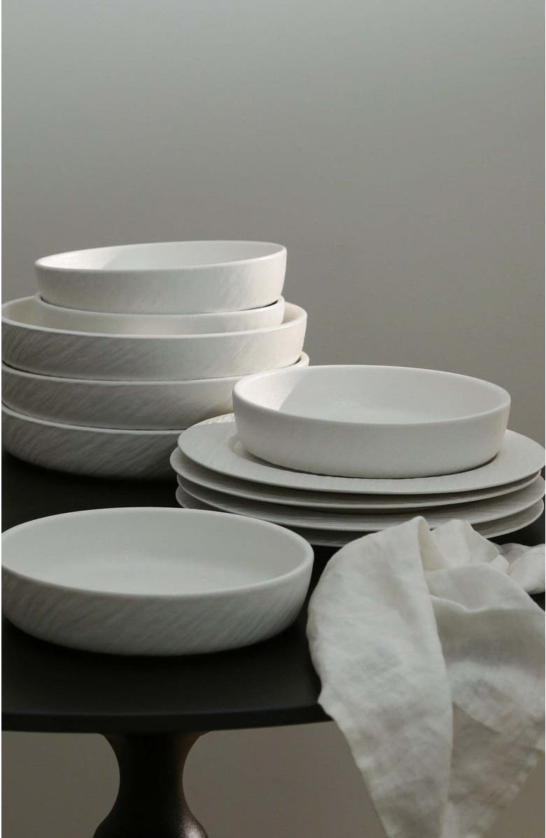 Stone Lain Senso New Bone China 12-Piece Dinnerware Set, Alternate, color, 