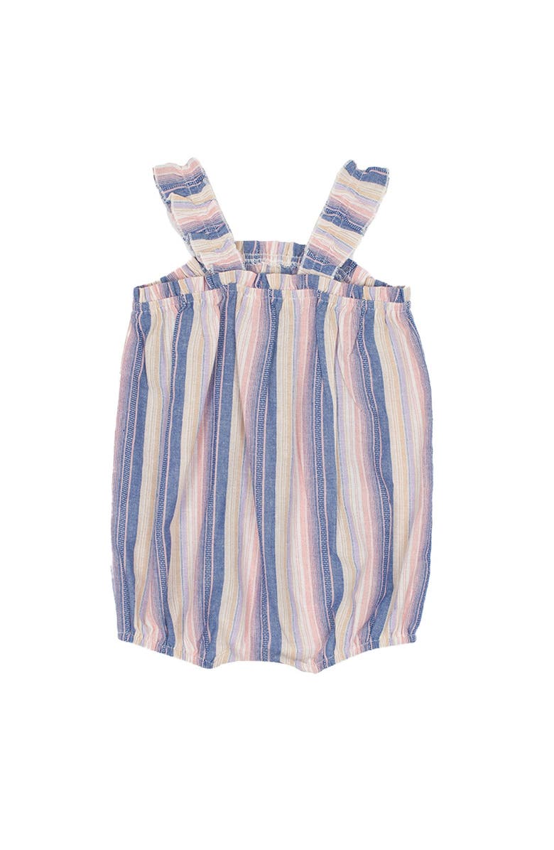 Mabel + Honey Riley Rose Baby Romper, Alternate, color, Purple