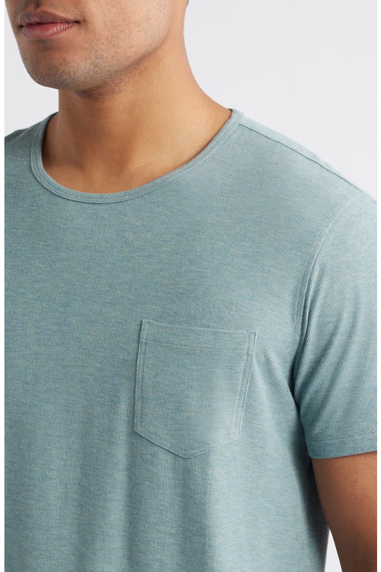 Ribbed Rayon Blend Pajama Pocket T-Shirt, Alternate, color, PISTACHIO