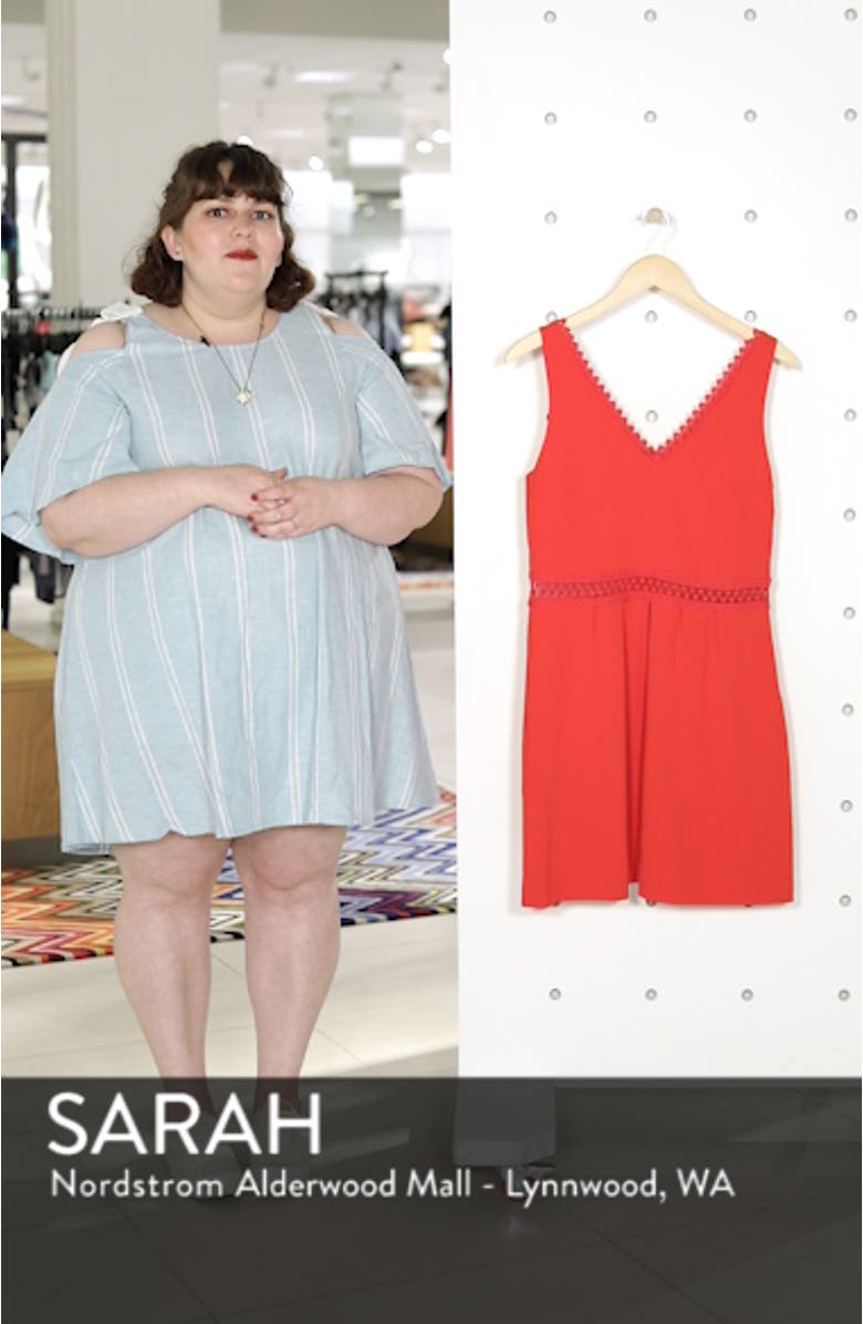 Daniela Lace Trim A-Line Dress, sales video thumbnail