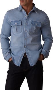 The Normal Brand Comfort Terry Cloth Shirt Jacket