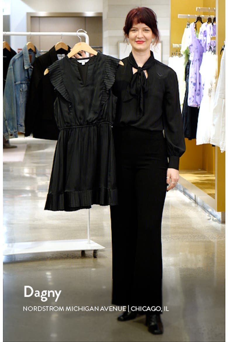Verona Pleated Cap Sleeve Minidress video