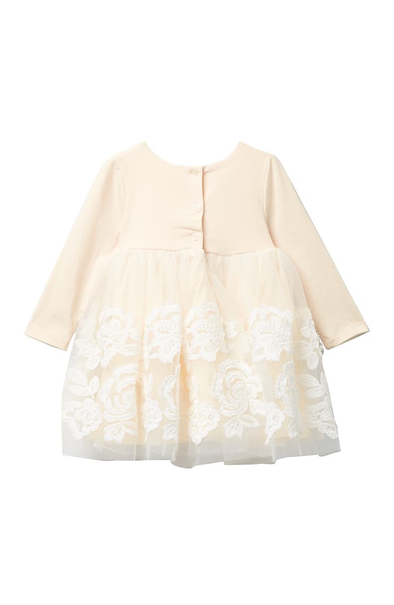 Biscotti Champagne Embroidered Dress, Alternate, color, 