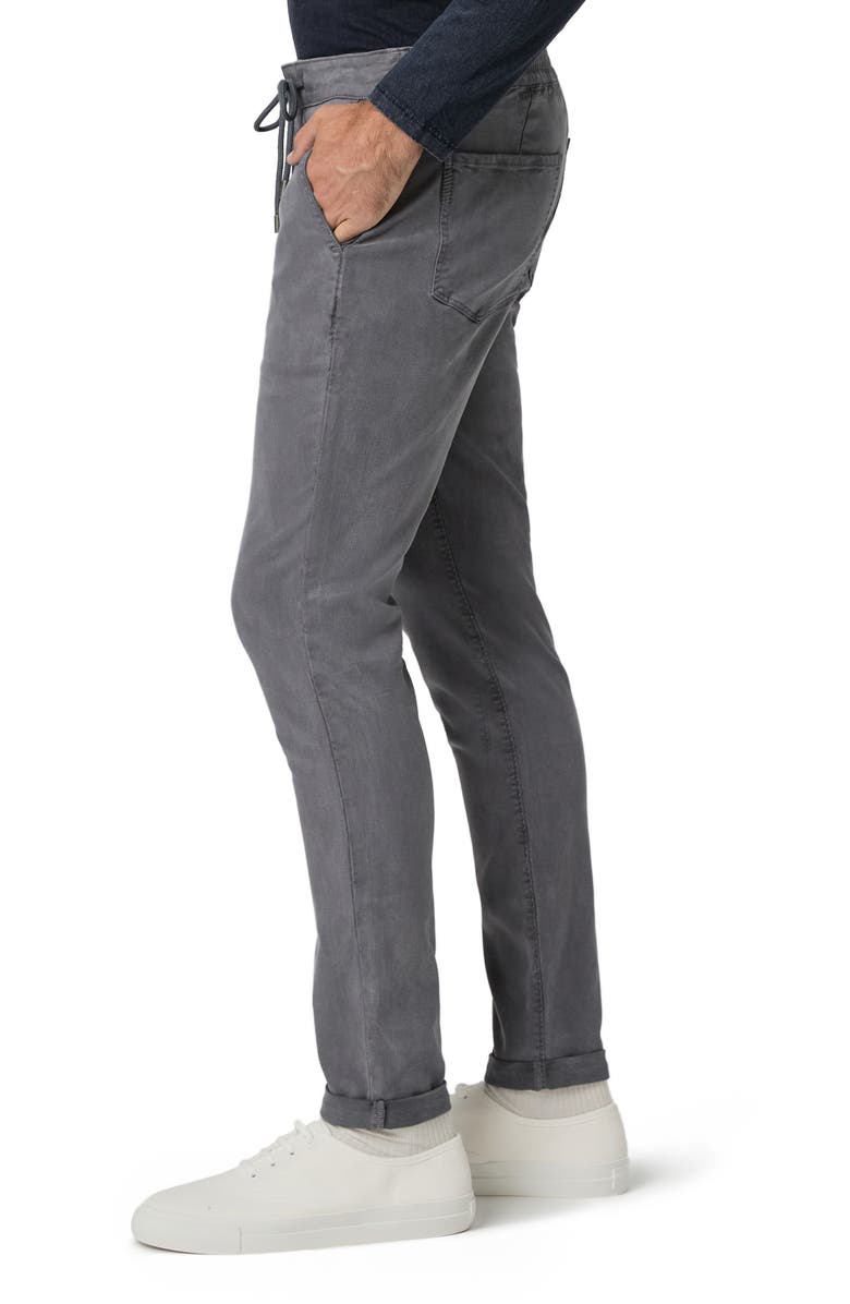 PAIGE Fraser Drawstring Tapered Brushed Twill Pants, Alternate, color,
