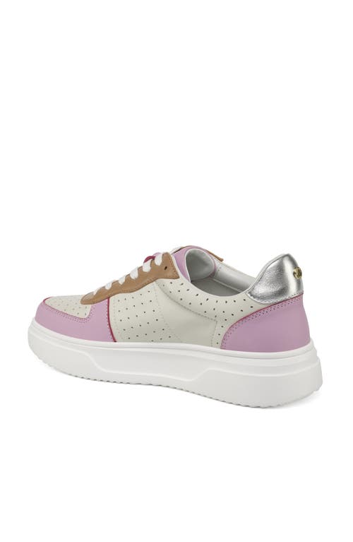 Jslides Footwear Felix Platform Sneaker In Nude Purple