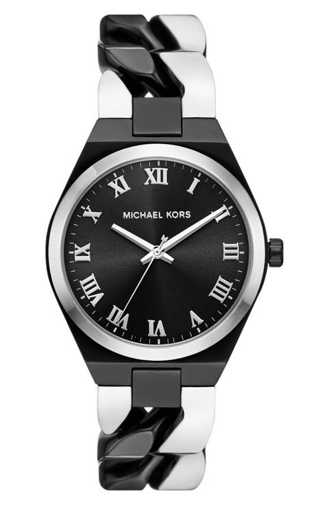 Lennox Stainless Steel Bracelet Watch, 37mm