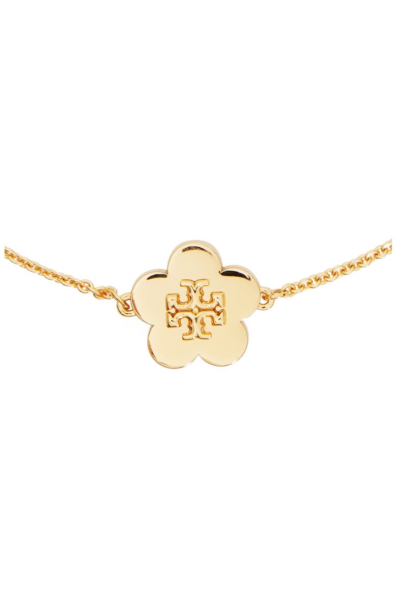 Kira Flower Bracelet, Alternate, color, TORY GOLD