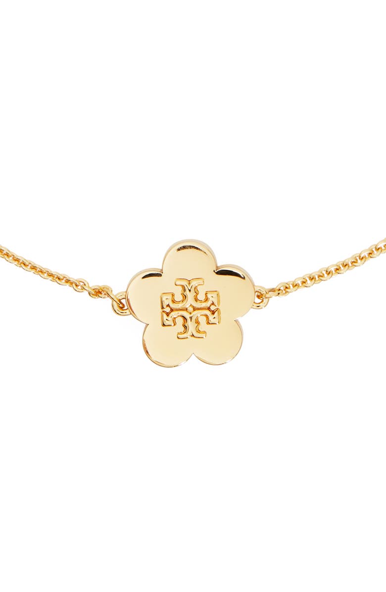 Tory Burch Kira Flower Bracelet, Alternate, color, 