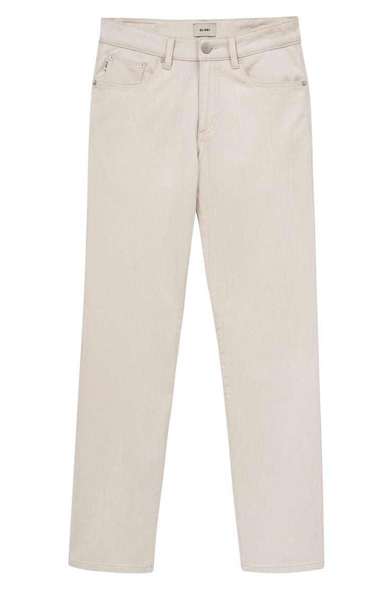 Noah Straight Leg Jeans, Alternate, color, ECRU HERRINGBONE