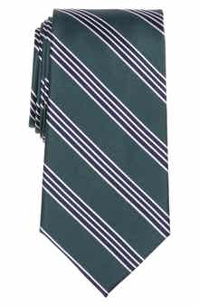 Brooks Brothers Ribbon Stripe Silk Blend Tie
