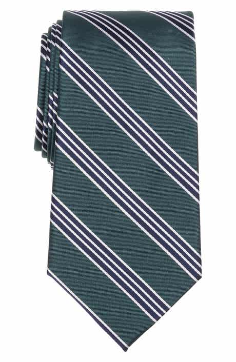 Brooks Brothers Ribbon Stripe Silk Blend Tie