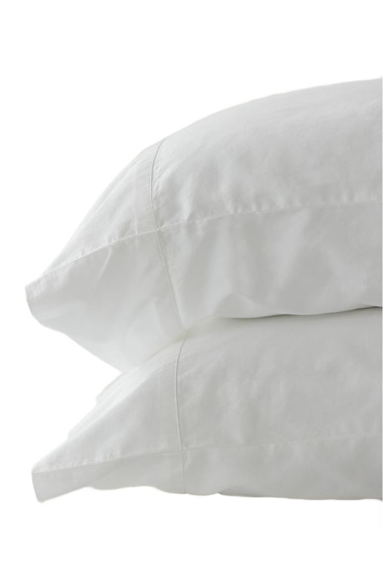Organic Room Service Sateen Pillowcase 2-Pack, Alternate, color, White