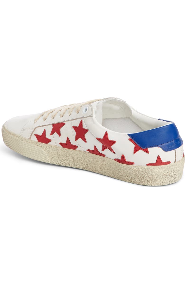 Saint Laurent Classic Court Sneaker, Alternate, color,