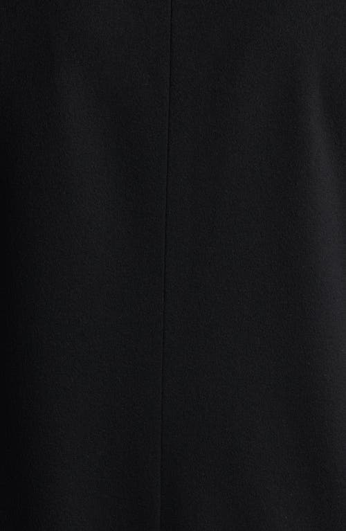 Canali Trim Fit Wool & Cashmere Coat In Black