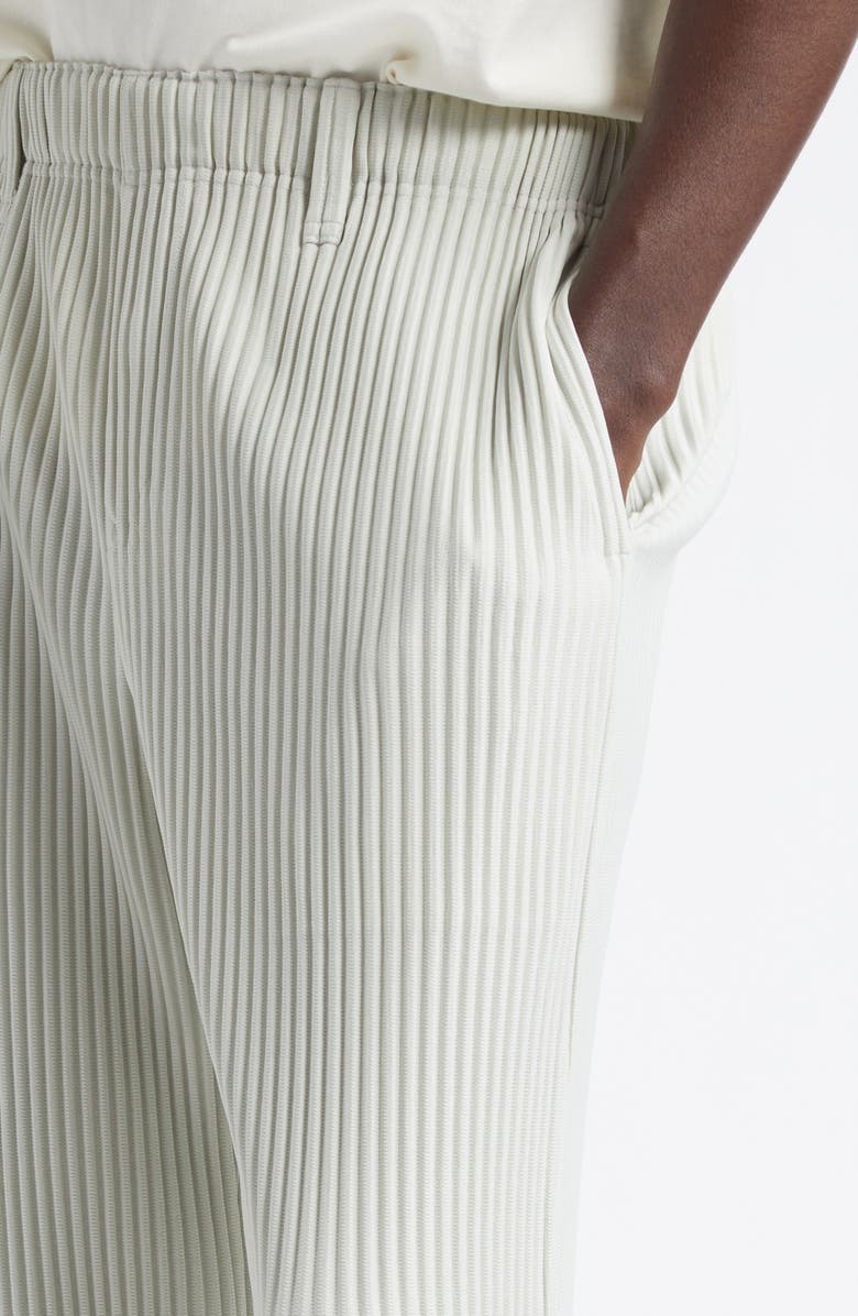 Homme Plissé Issey Miyake Tailored Pleats 1 Straight Leg Pants, Alternate, color, Frosty Gray