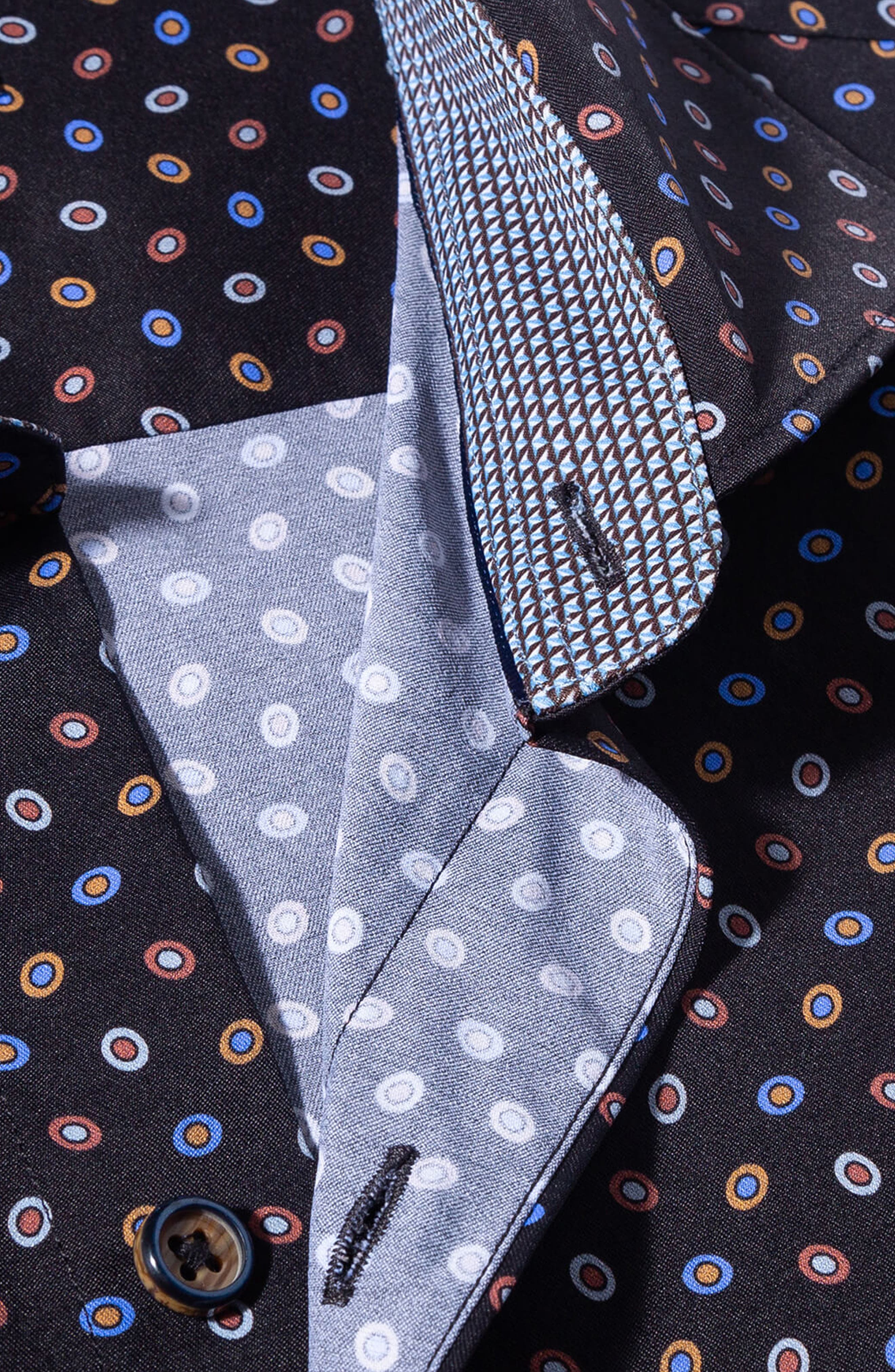 Bugatchi Classic Fit Dot Performance Button-Up Shirt (Men) | Nordstromrack