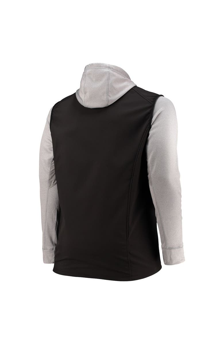 DUNBROOKE Men's Dunbrooke Black/Gray Jacksonville Jaguars Big & Tall Alpha Full-Zip Hoodie Jacket, Alternate, color, Black