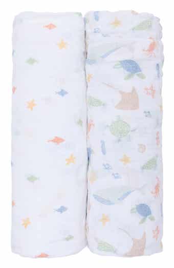 KYLE AND DEENA 2-Pack Assorted Muslin Blankets