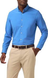 Mizzen+Main Leeward Trim Fit Button-Up Shirt