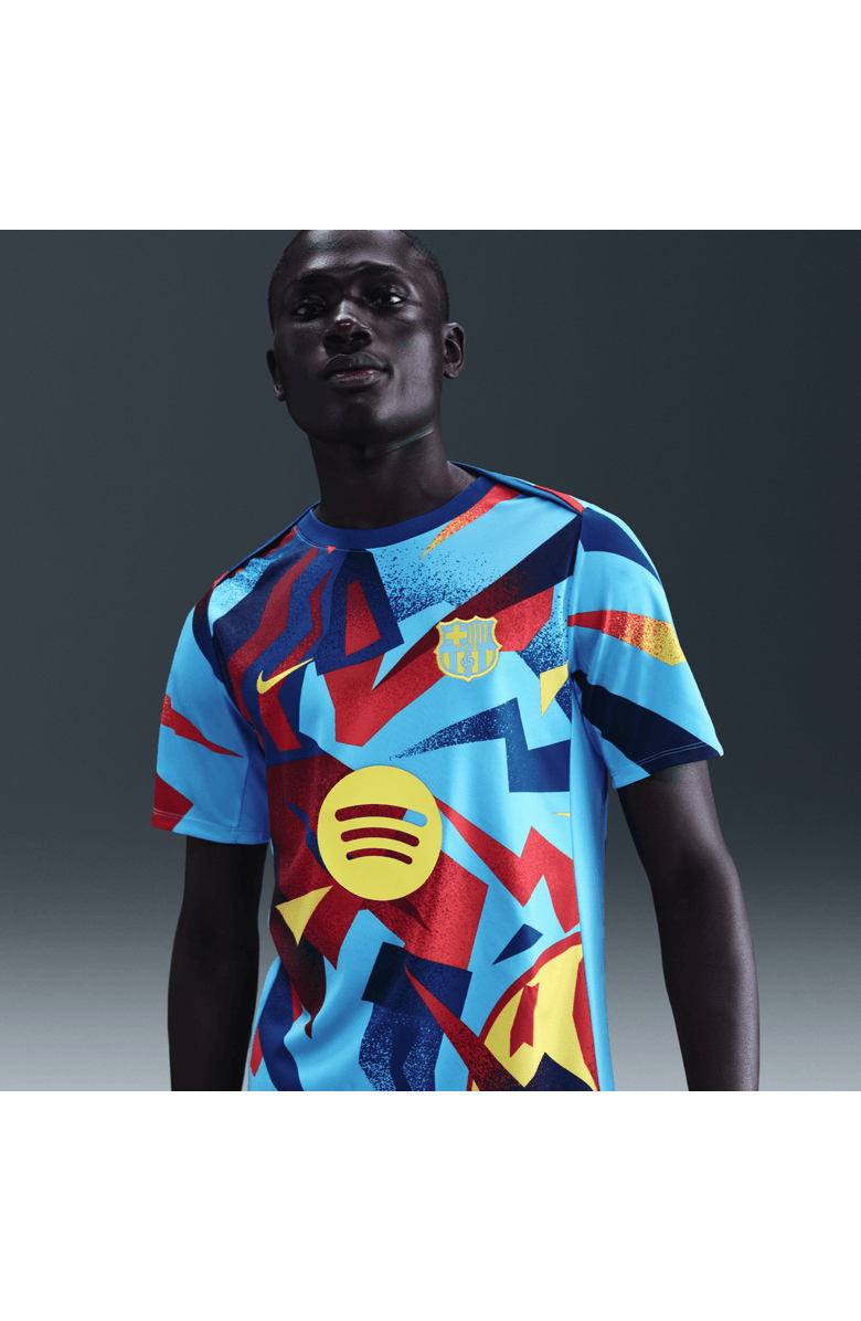 Nike Men's Nike Blue Barcelona Special Edition Academy Pro Pre-Match Dri-FIT Top, Alternate, color, Blue