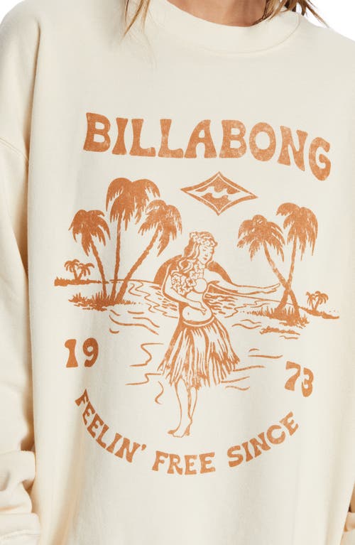 BILLABONG BILLABONG RIDE IN COTTON BLEND GRAPHIC SWEATSHIRT