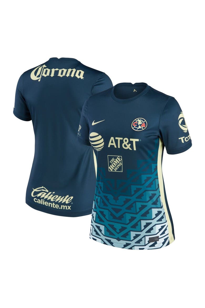 Women's Nike Navy Club America 2021/22 Away Breathe Stadium Replica Jersey, Main, color, Navy