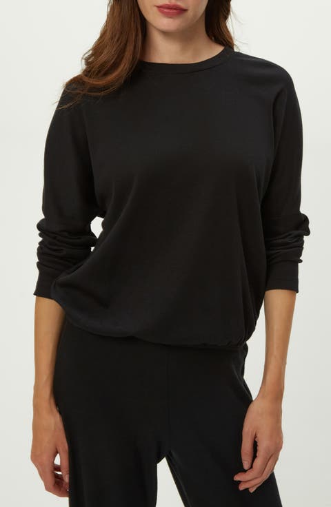Kaley Long Sleeve Cotton & Modal T-Shirt