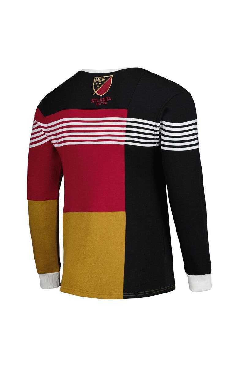 GRUNGY GENTLEMAN Men's Black Atlanta United FC Logo Pullover Sweatshirt, Alternate, color, Black