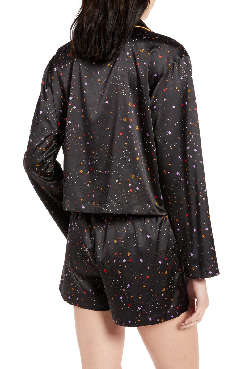 BP. x Claudia Sulewski Satin Short Pajamas, Alternate, color,