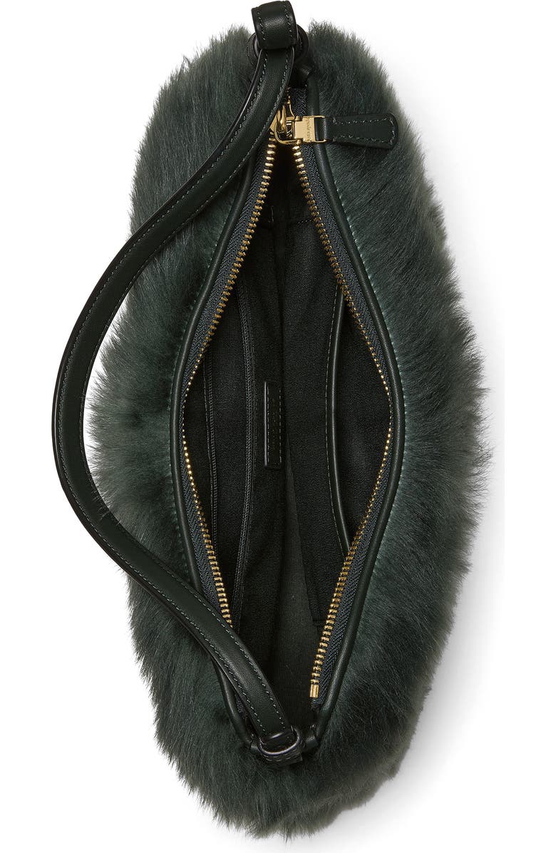 Kate Spade New York loop genuine shearling shoulder bag, Alternate, color,