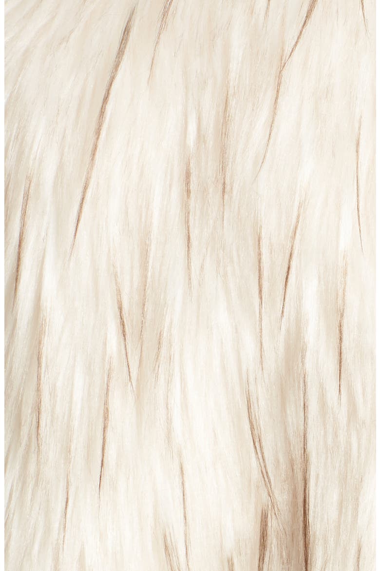 Aurora Faux Fur Jacket, Alternate, color, IVORY