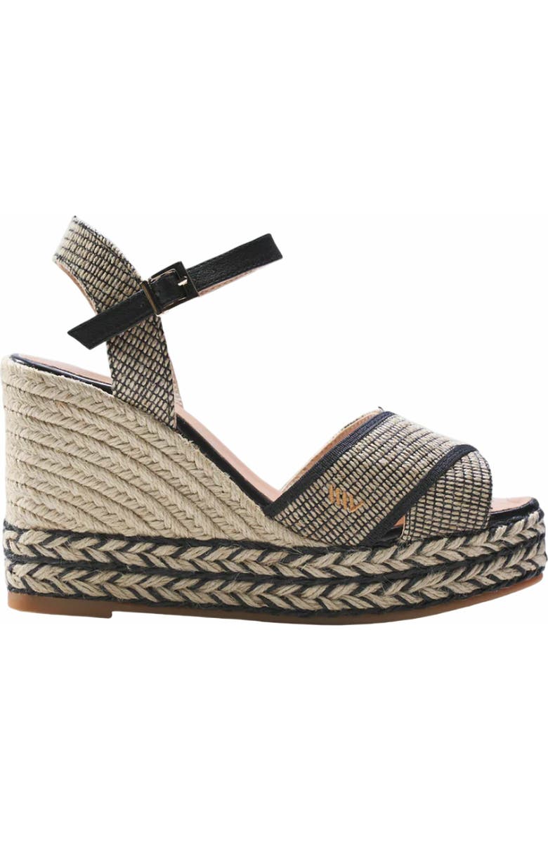 VISCATA Empuria Canvas Espadrille Sandal Wedges, Main, color,