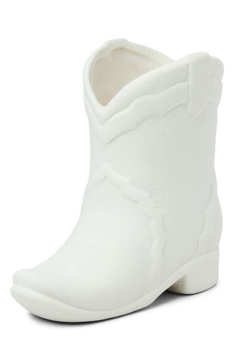 Nashville Pistachio Ceramic Boot Candle
