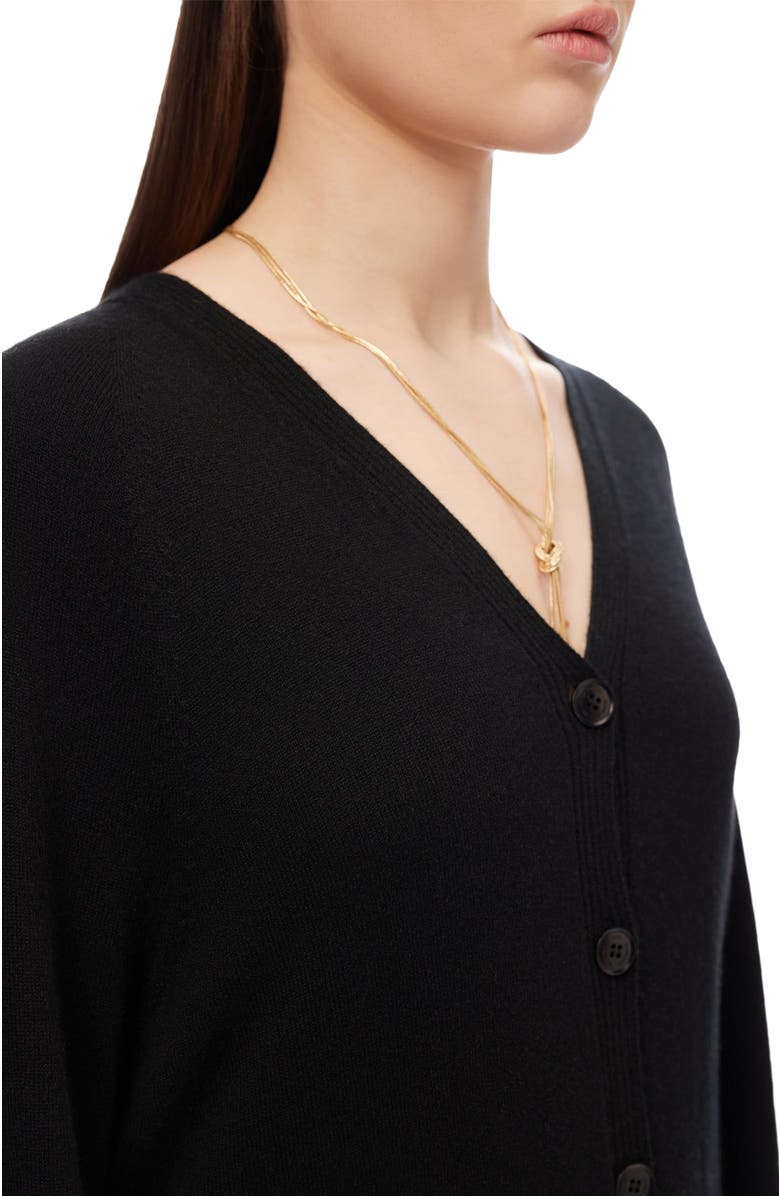 GOBI Mongolian Cashmere 3D Cashmere Button-up Cardigan, Alternate, color, 