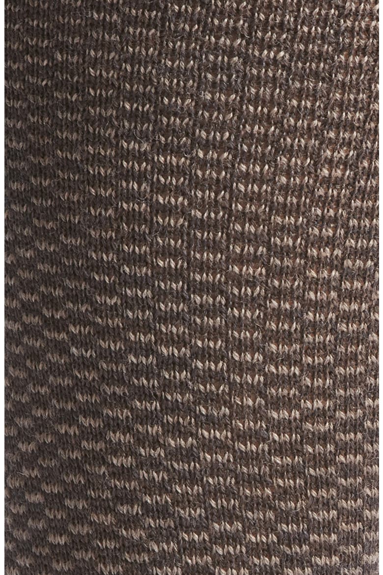 Micropattern Jacquard Wool Blend Dress Socks, Alternate, color, CHARCOAL