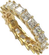 SUZY LEVIAN Square Cut CZ Eternity Ring