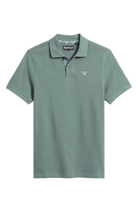 Regular Fit Tartan Piqué Polo