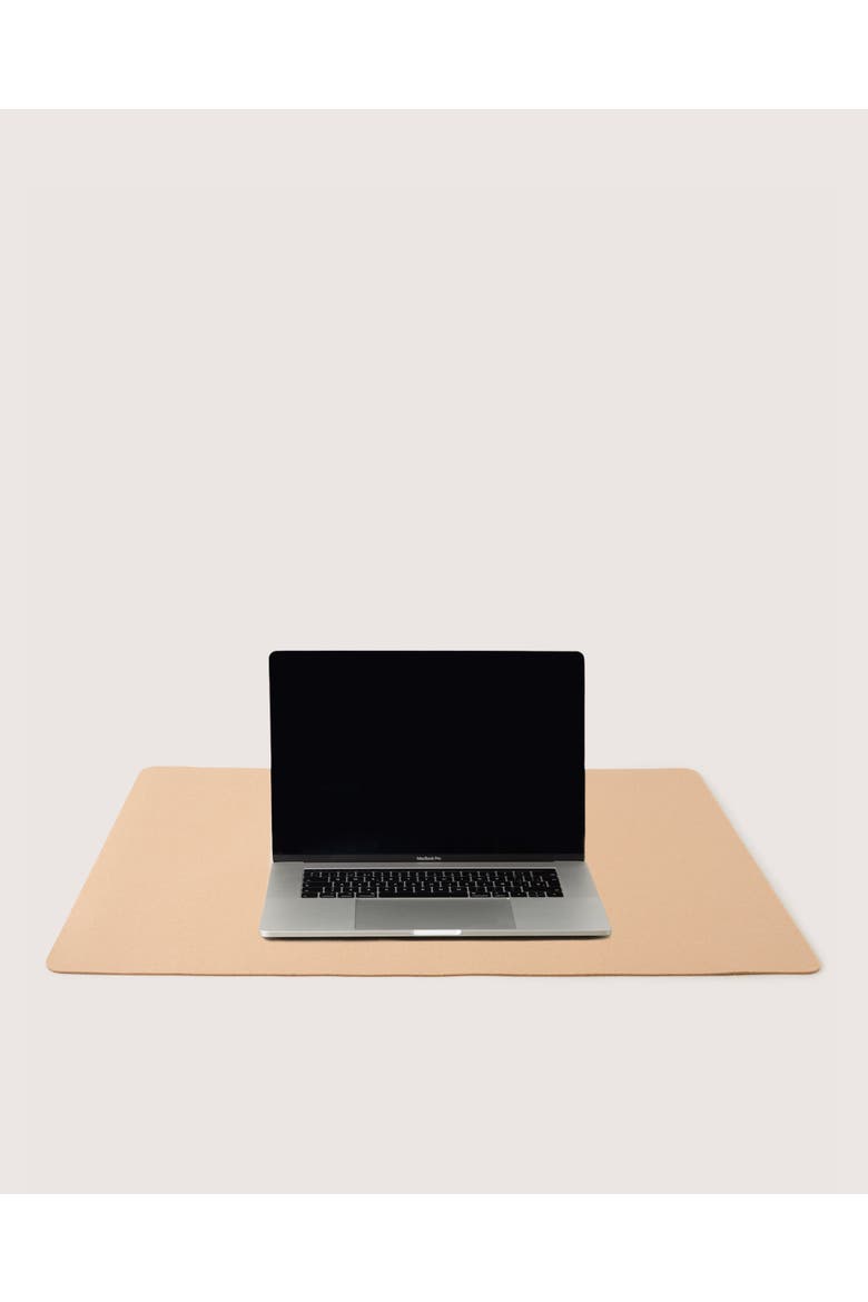 Mosen Merino Wool Large Desk Pad, Alternate, color, Latte